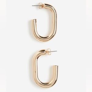 H&M Gold Hoop Earrings - New With Tags
